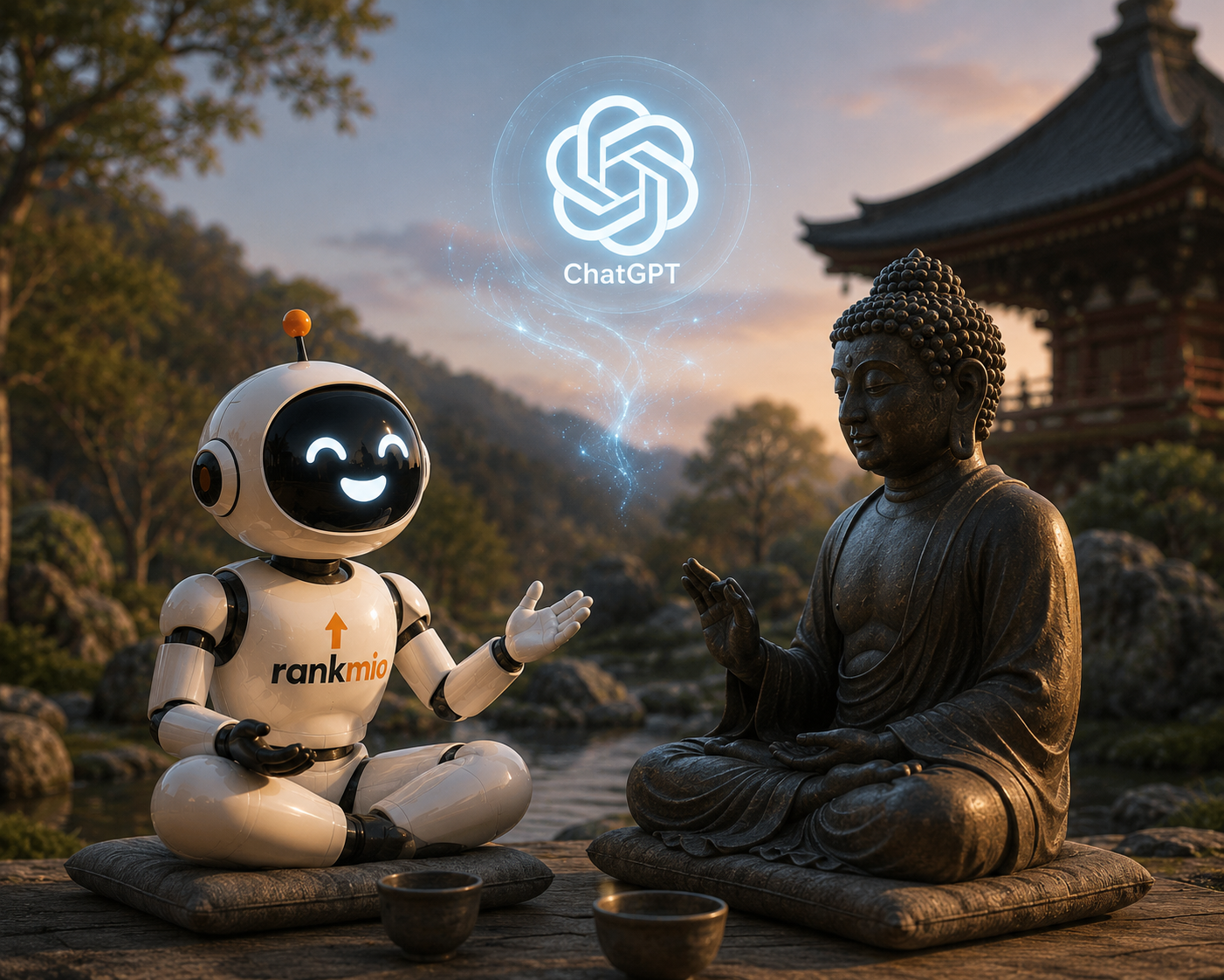 A Zen teacher and a modern content creator: how the right context shapes AI writing quality